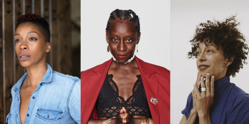 Headshots of the three black choreographers